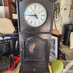 Clock And Key Cabinet  Working