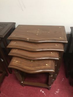 Tables set ( solid wood