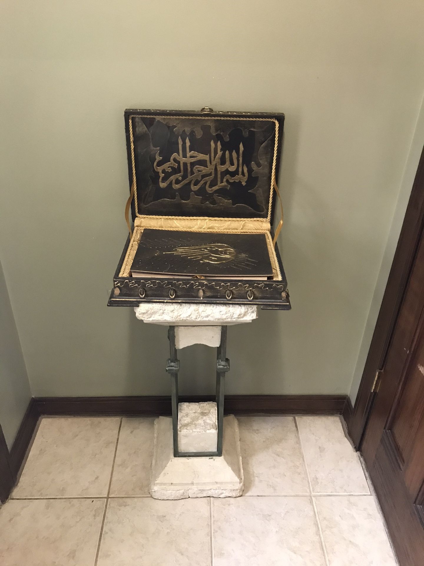 Quran with stand