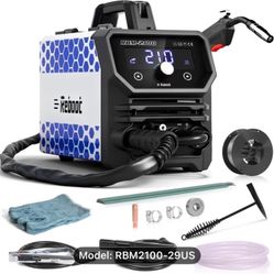 Reboot 210A MIG Welder 120V 4 in 1 Welding Machine Gas/Gasless Flux Core/Lift TIG/Stick