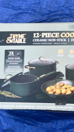 12 piece cookware set