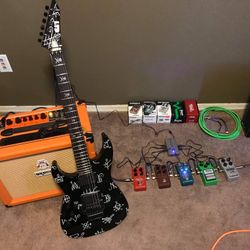 ESP LTD Left Handed Kirk Hammett Demonology 