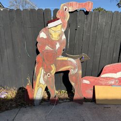 6 Foot Cut Out Of Iron Man 
