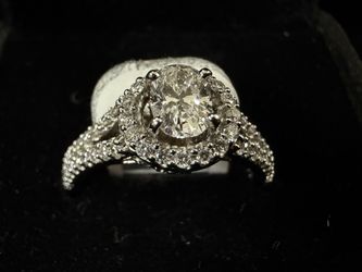 14k 1CT Total White Gold Lady’s Band Size 7