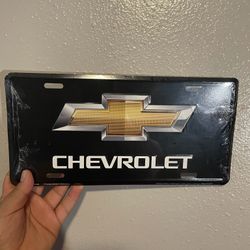 Chevolet License Plate 