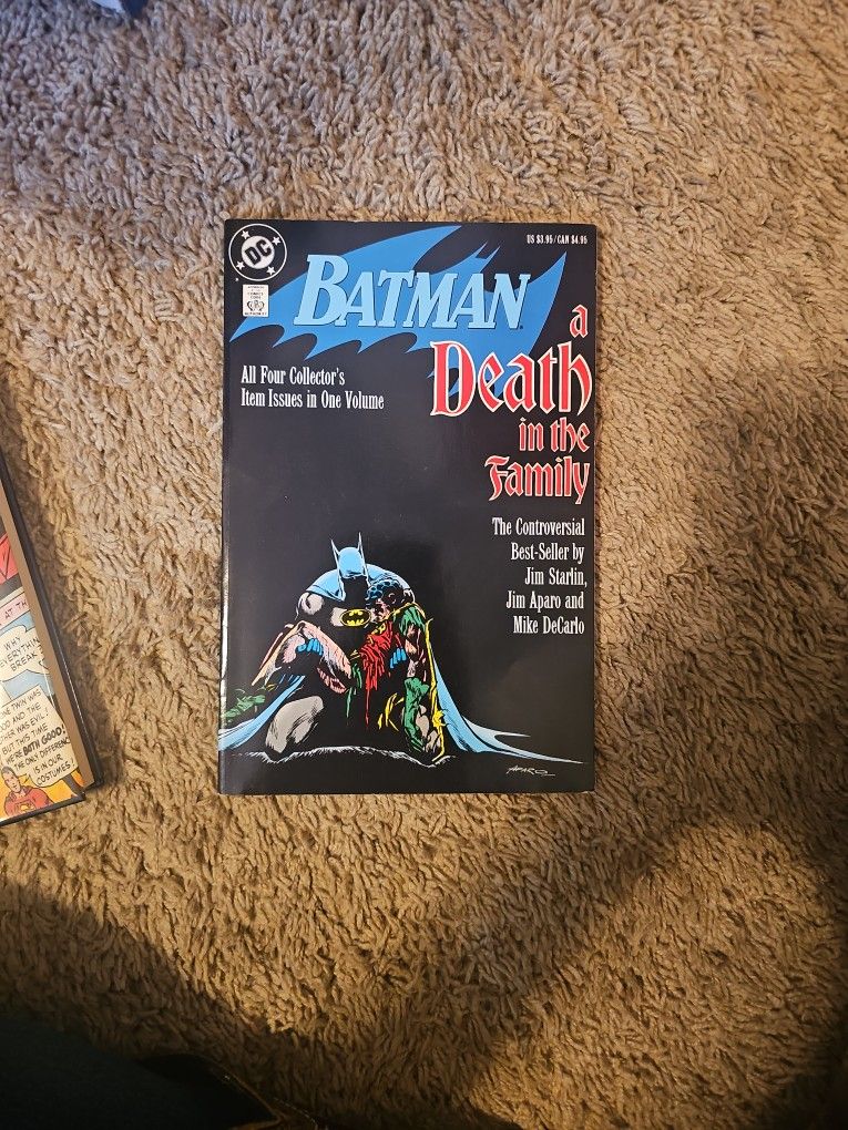 1988 Batman, A Death In The Family Book