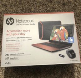 HP netbook touch with accessories bundle