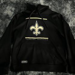 Black And Gold New Orleans Saints Combine Training Hoodie