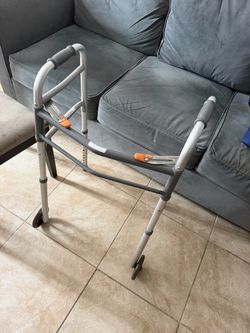 Folding Walker with Wheels $20