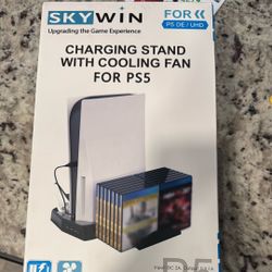 Charging Stand With Cooling Fan For Ps5