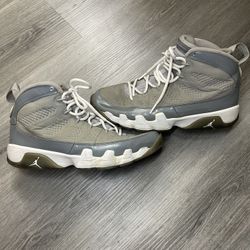 Jordan 9 “Cool Grey” Size 9 In Men