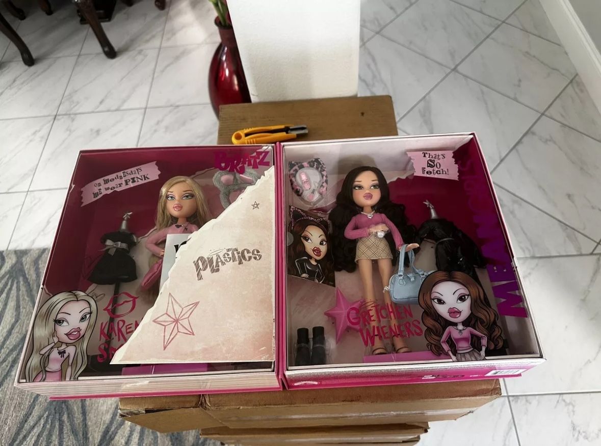 IN HAND Bratz x Mean Girls Collector Dolls Karen & Gretchen 2-Pack SEALED