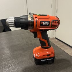 Black And decker 12v Cordless Drill
