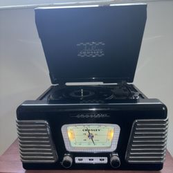 Crosley AutoRama Dashboard Style AM/FM Radio Record Player