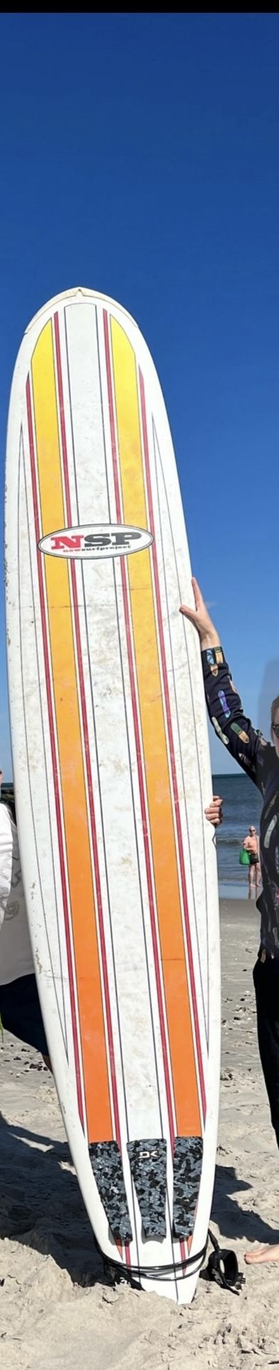 Long Board Surfboard NSP 10’3” Surfing
