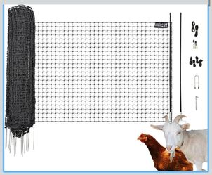 RentACoop Non-Electric Chicken Fence Netting, 48" H x 100' L