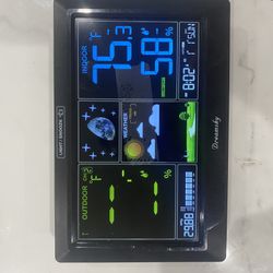 DreamSky Weather Station Indoor Outdoor Thermometer Wireless - Digital Atomic...