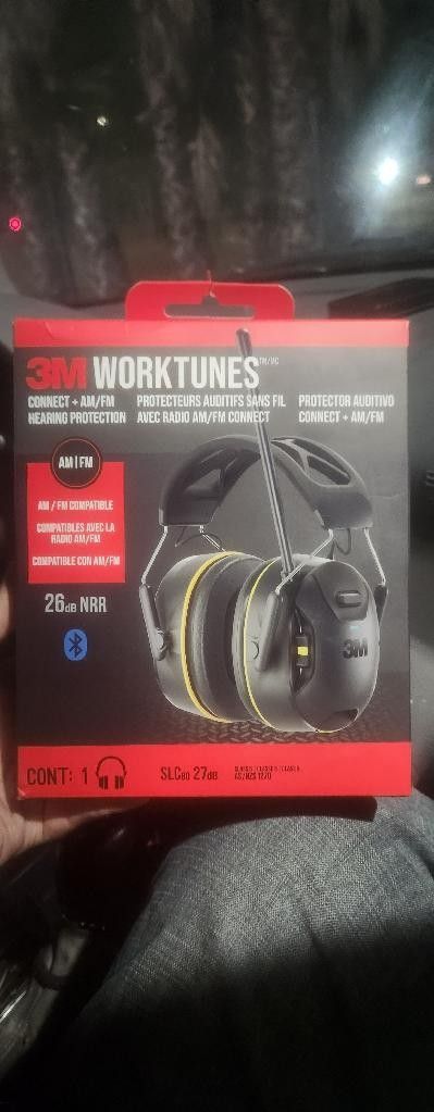 3m Work Tunes Ear Muffs W Bluetooth/ Fm