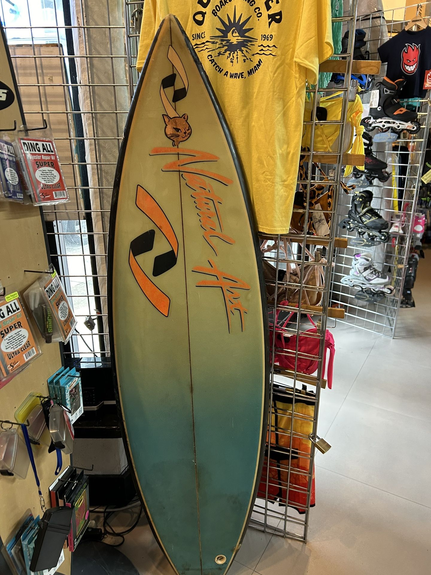 Natural Art Surfboard at Catch A Wave Surf Shop