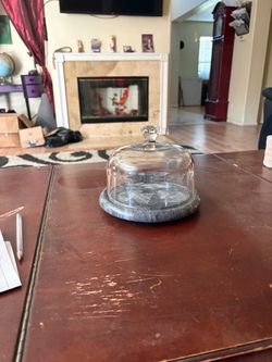 Small cloche with granite base