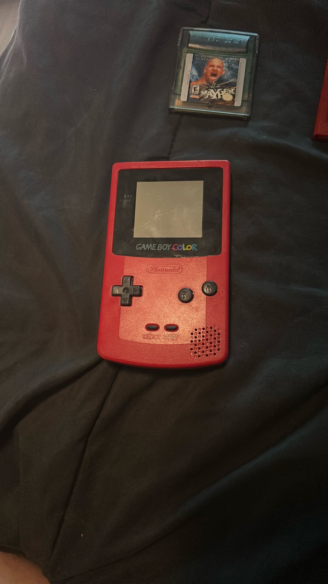 Game Boy Color with games