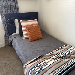 Navy Blue Twin Beds and Mattresses