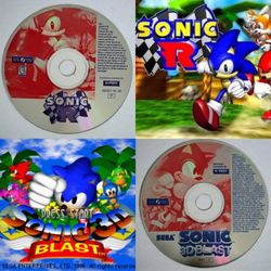 Old Sonic PC Games! Sonic R & Sonic 3D Blast PC Games – Discs Only