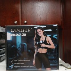 Brand New Never used Massage Gun for muscle recovery with 2500 mAh rechargeable battery