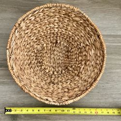 Large Woven Water Hyacinth Fruit Bowl Basket