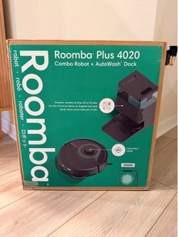 Roomba plus 4020 mop and vacuum robotic vacuum new