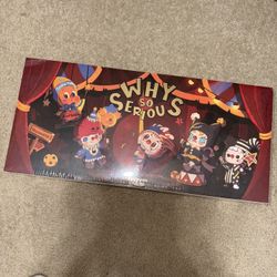 AUTHENTIC Pop Mart Why So Serious Vinyl Plush Sealed Case (8 Blind Boxes) LABUBU