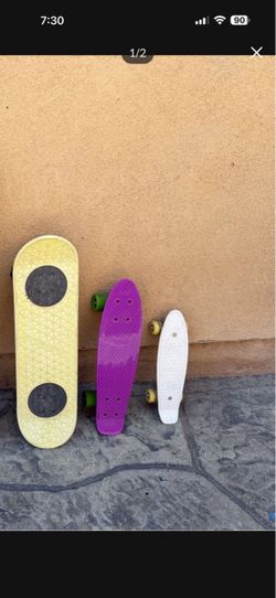 3  skateboards $40 for all 3