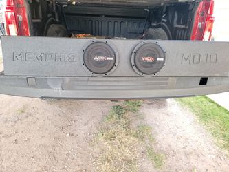 WDX DB drive 8" subwoofers 1,200 watt Rms 09-2026 Ford F150 supercrew excellent working condition