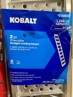 Kobalt 2 Ct Straight Loading Ramps