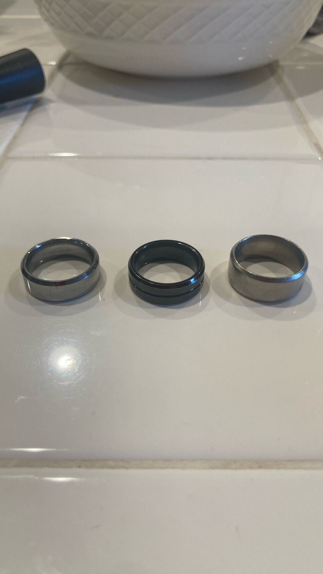 Tungsten Titanium Rings