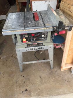 Craftsman table saw