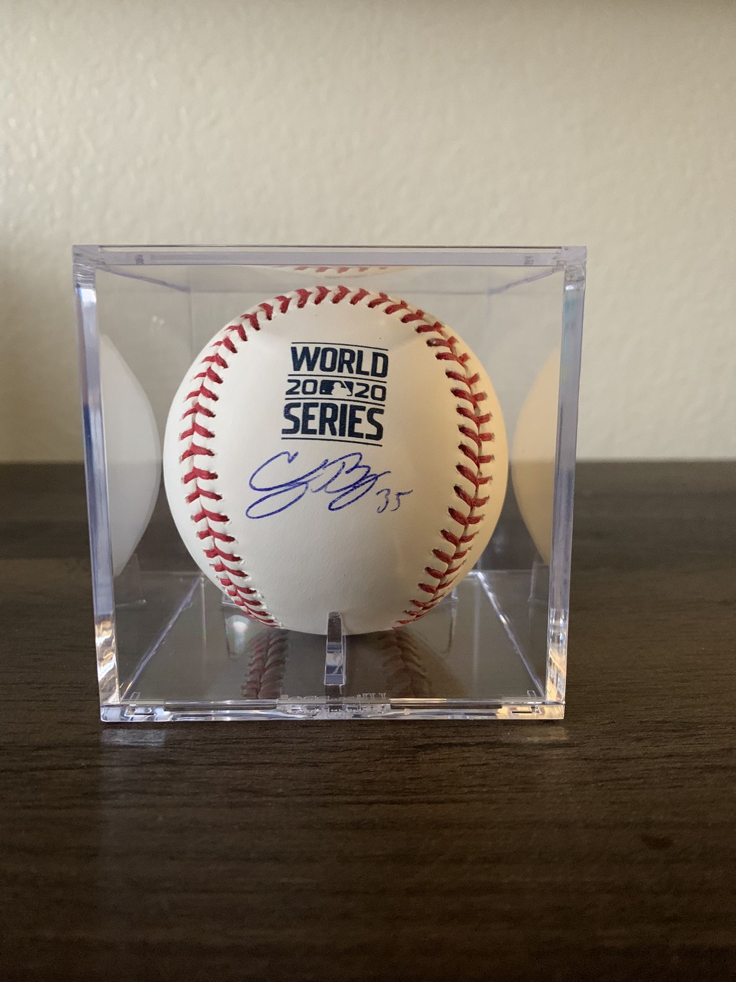 Cody Bellinger Signed World Series Baseball