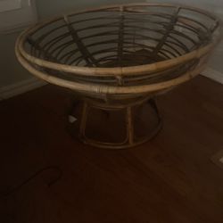 Papasan Chair  NO Cushion $15
