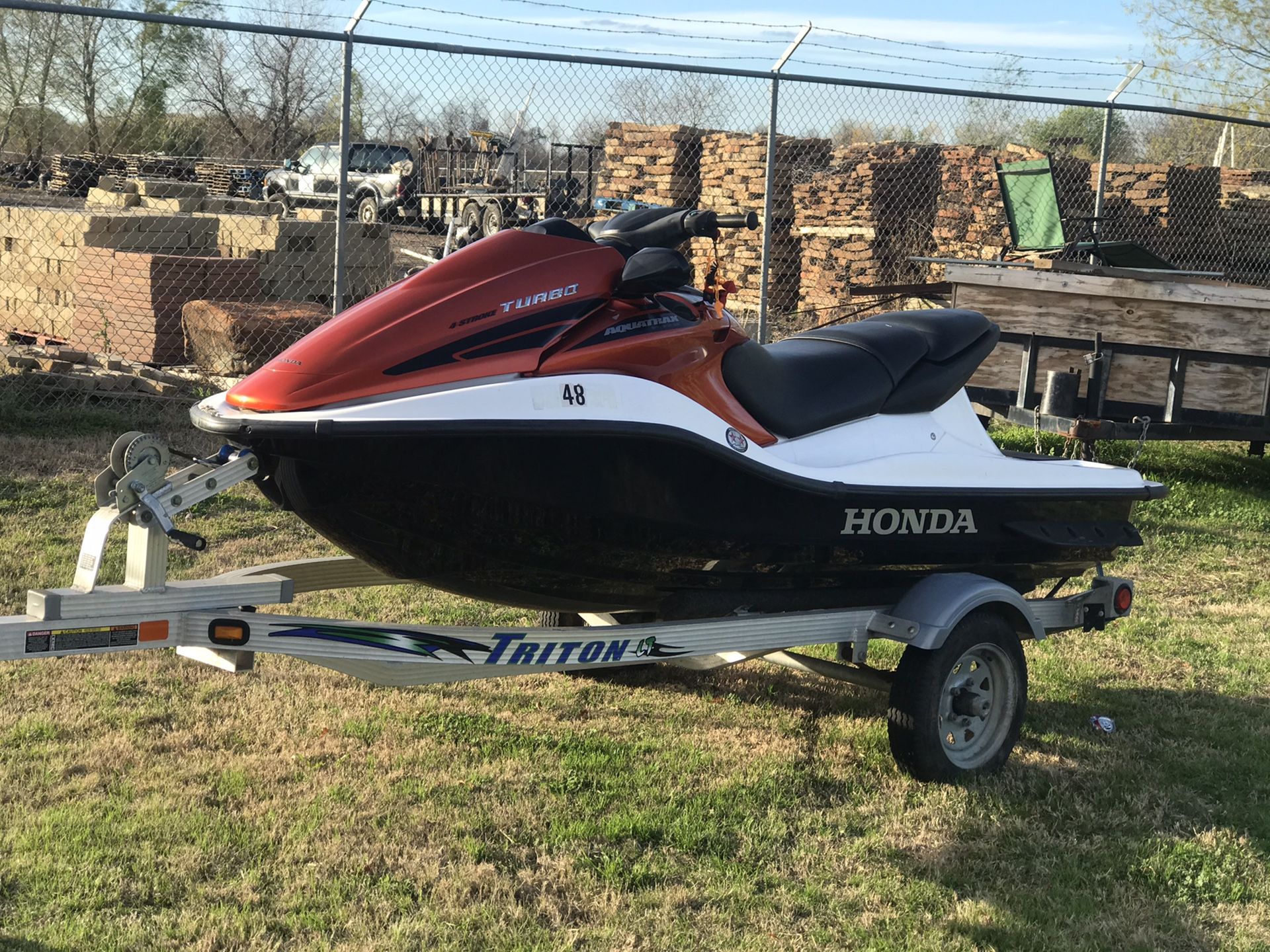 2007 Honda Jet Ski turbo charged 29hrs!!!! Runs Great!!!! for Sale in