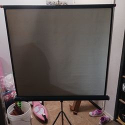 Vintage Rolldown Projector screen