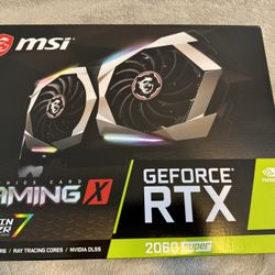 MSI 2060 Super Graphics Card