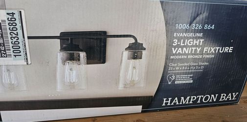 Hampton Bay Evangeline 3-Light Vanity Fixture