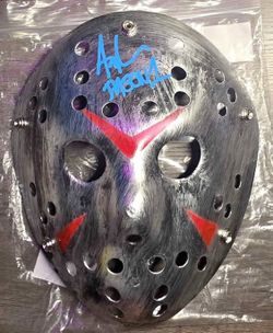 Signed Jason Voorhees Hockey Mask