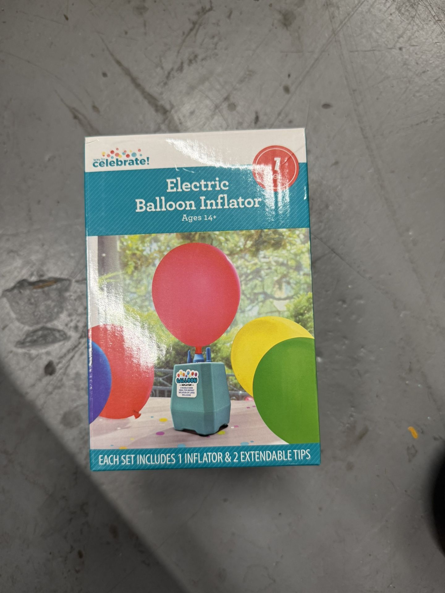 electric balloon inflator