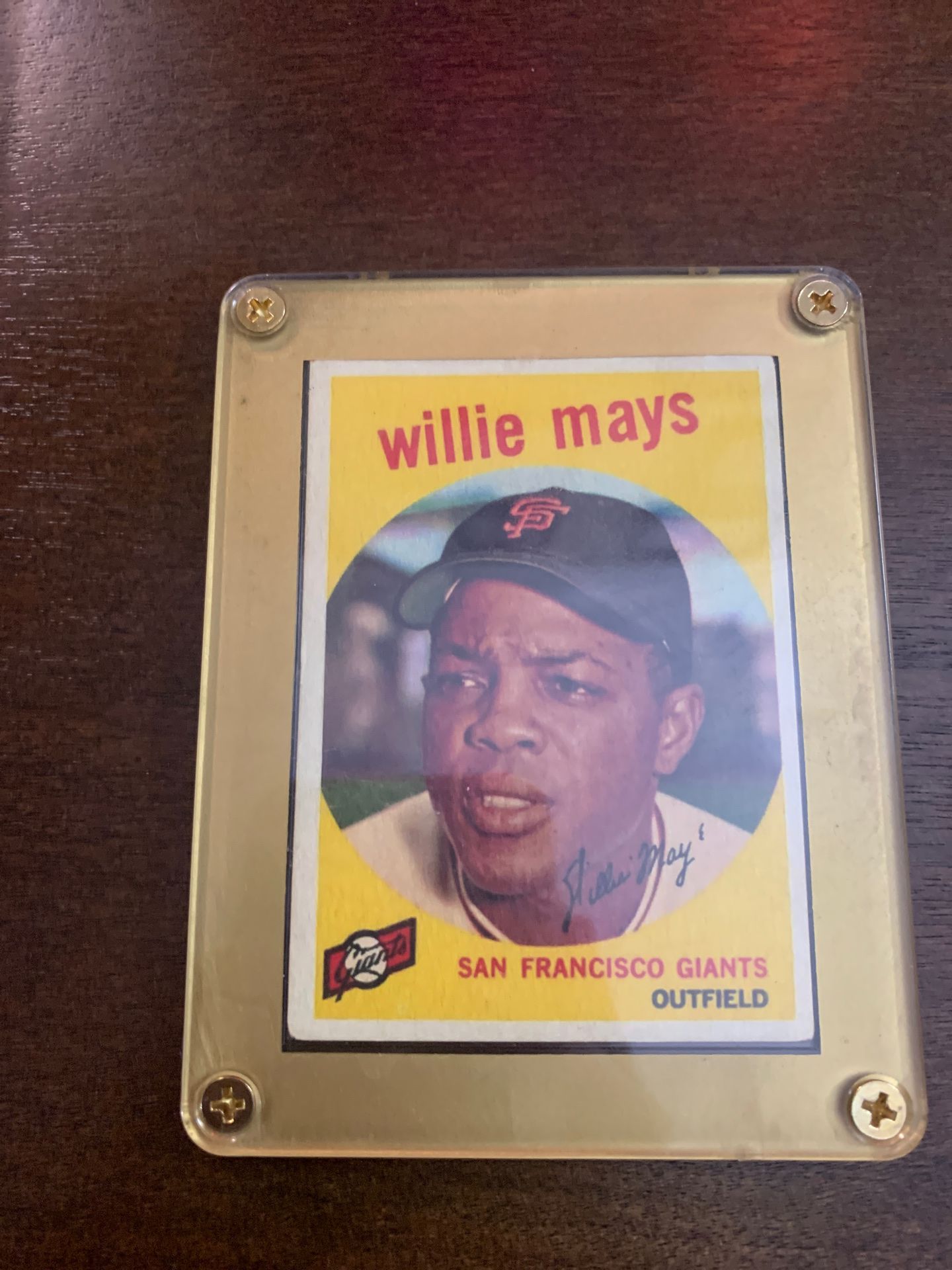 Original Willie Mays baseball card