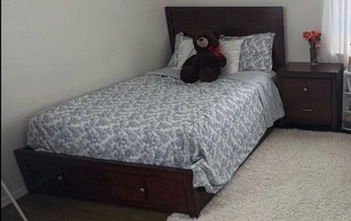 Dark Brown Bedroom Furniture Set