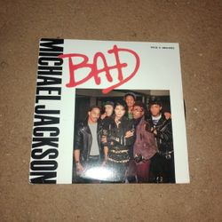 Michael Jackson Bad Single Mix Record 