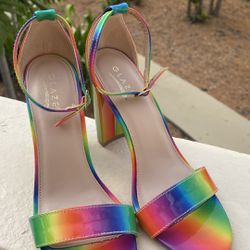 Glaze Rainbow Heels - Size 8.5