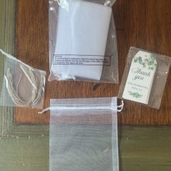 12 Pack Clear Bag With Gift Tag