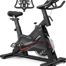 SUPAKA Indoor Cycling Bike Stationary, Exercise Bike for Home Cardio Gym, Workout Bike with 35 Lbs Flywheel & Thickened Frame Upgraded Version

